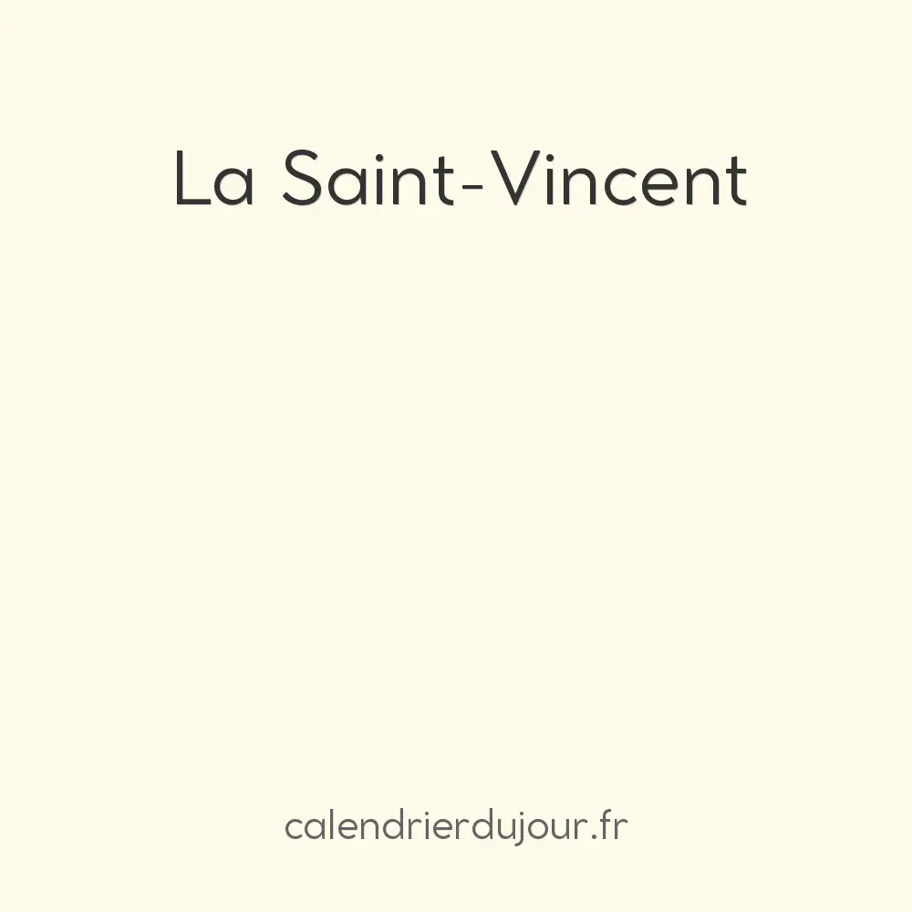 La Saint-Vincent