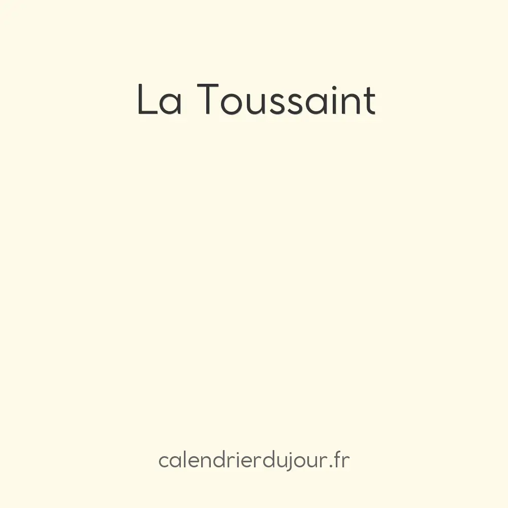 La Toussaint