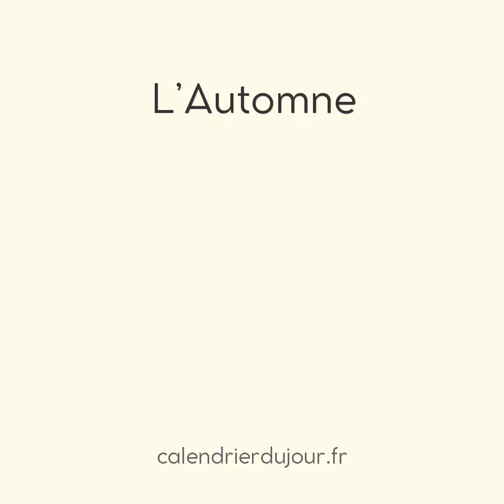 L’Automne