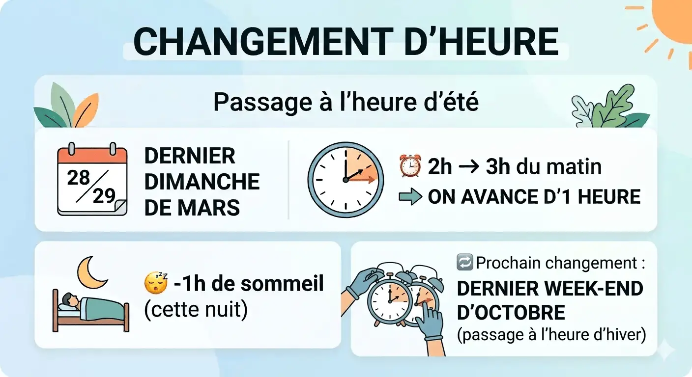 Changement Heure Dete